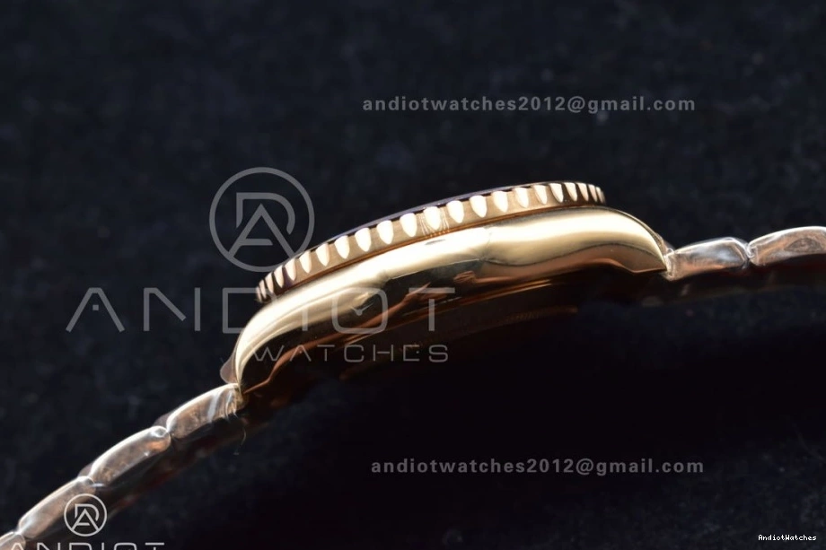 Best YachtMaster Blue A on TopPick Bracelet Ceramic II RG 1:1 RG 116685 Edition GMF 1223 0110